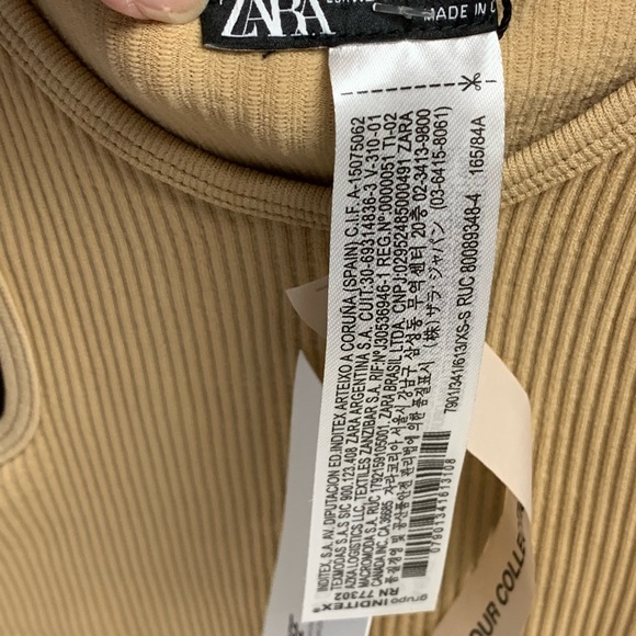 ZARA cut out crop top NEW XS blogger favorite - Picture 3 of 3